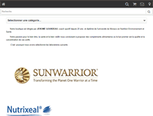 Tablet Screenshot of nutritionsportetsante.com